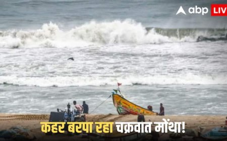 Cyclone Montha: चक्रवात मोंथा का प्रभाव पहुंचा तेलंगाना! भारी बारिश के बीच 6 जिलों में स्कूल बंद, रेड अलर्ट जारी
