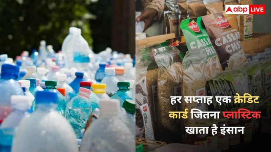 हर सप्ताह एक क्रेडिट कार्ड के बराबर प्लास्टिक खा जाता है इंसान, जानिए क्या-क्या होते हैं नुकसान