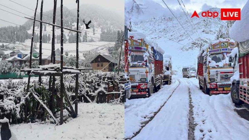 40 साल बाद अक्टूबर में बर्फ से लदे पहाड़, ये 10 तस्वीरें देखकर बन जाएगा दिन