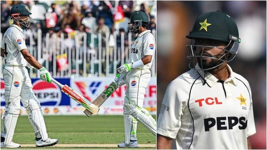 बाबर आजम फिर फ्लॉप, शान मसूद शतक से चूके; रावलपिंडी टेस्ट के पहले दिन पाकिस्तान के 5 विकेट गिरे