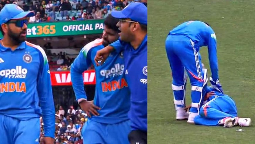 Watch: कैच पकड़ते हुए श्रेयस अय्यर को लगी चोट, दर्द से हुआ बुरा हाल; क्या कर पाएंगे बल्लेबाजी?