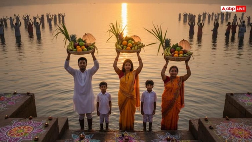 Chhath Puja 2025: छठ पूजा का पहला अर्घ्य आज, जानें अस्ताचलगामी और उदीयमान सूर्य को अर्घ्य देने की विधि