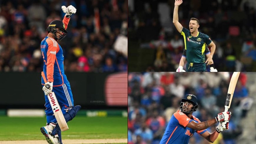 गिल-सूर्या, तिलक-दुबे, सब रहे फ्लॉप, सिर्फ अभिषेक-हर्षित चमके; दूसरे टी20 में भारत ने बनाए 125 रन