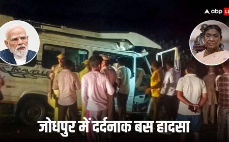 जोधपुर बस हादसे में 18 की मौत, PM मोदी ने जताया दुख, 2 लाख अनुग्रह राशि का किया ऐलान