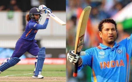 पुरुषों में सचिन, महिला ODI में भी सबसे ज्यादा रन का रिकॉर्ड भारतीय के नाम