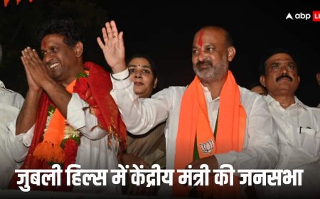 चुनावी सभा में केंद्रीय मंत्री का ‘टोपी वार’! बंडी संजय ने रेवंत रेड्डी और KTR पर दागे तीखे सवाल