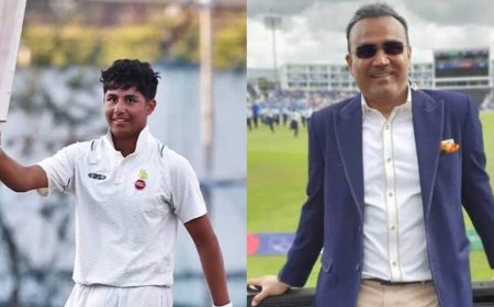 वीरेंद्र सहवाग के बेटे आर्यवीर ने धुआं-धुआं कर दिया, दोनों पारियों में धमाकेदार बैटिंग; दिल्ली को जिताया