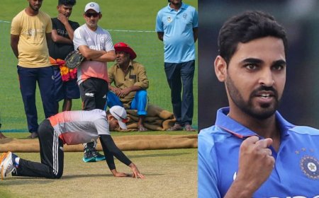 टर्निंग पिच को लेकर सवाल उठाने वालों पर बरसे भुवनेश्वर कुमार, बोले- जब भारत जीत रहा था तब पिच...