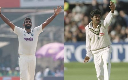 जसप्रीत बुमराह दूसरे टेस्ट में रच सकते हैं इतिहास, श्रीनाथ का रिकॉर्ड तोड़ दिग्गज गेंदबाजों की लिस्ट में होंगे शामिल