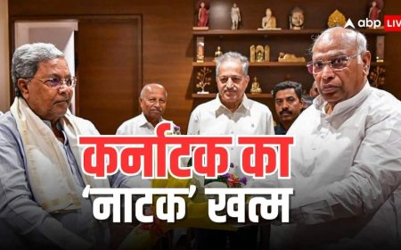 कर्नाटक में मचे सियासी बवाल के बीच CM सिद्धारमैया ने खरगे से की मुलाकात, कहा- फैसला सभी को मानना होगा