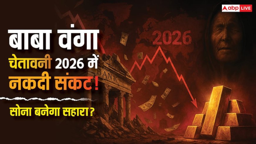 Baba Vanga 2026 गोल्ड की भविष्यवाणी, नकदी संकट के साथ सोने के भाव में 40% का उछाल!