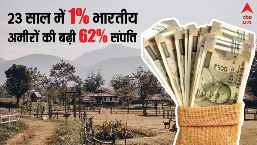 देश के 1% अमीरों की बेशुमार बढ़ी संपत्ति, 23 साल में 62 प्रतिशत का बड़ा इजाफा, जी-20 रिपोर्ट ने किया अलर्ट