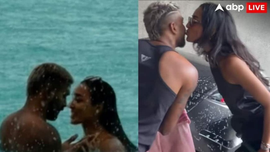 हार्दिक पांड्या धो रहे थे कार, तभी गर्लफ्रेंड ने कर दिया Kiss, सोशल मीडिया पर खूब वायरल हो रहा वीडियो