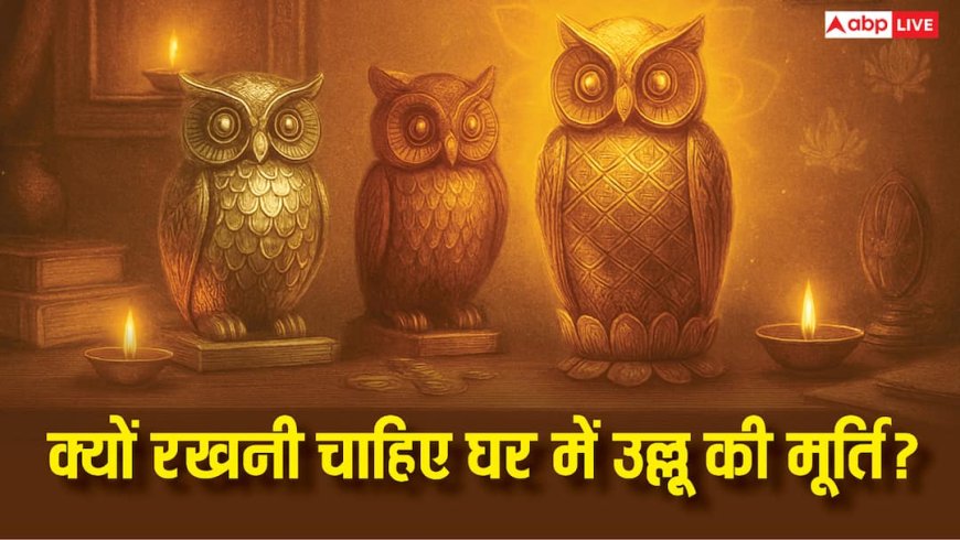 वास्तु के अनुसार घर में उल्लू की मूर्ति क्यों और किस दिशा में रखनी चाहिए? जानिए इसका महत्व