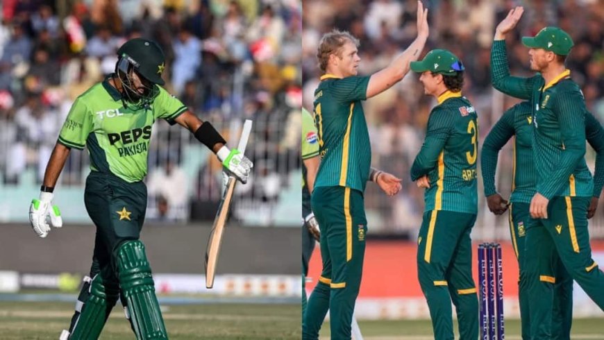 फ्लॉप खिलाड़ियों के किंग बाबर आजम, फिर नहीं चला बल्ला, पाकिस्तान ने दक्षिण अफ्रीका को 7 विकेट से रौंदा