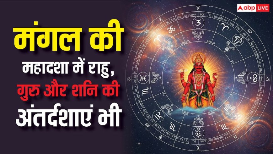 Mangal Mahadasha: मंगल की महादशा में राहु, गुरु और शनि की अंतर्दशाएं भी करती हैं बड़ा बदलाव, क्या होता है असर