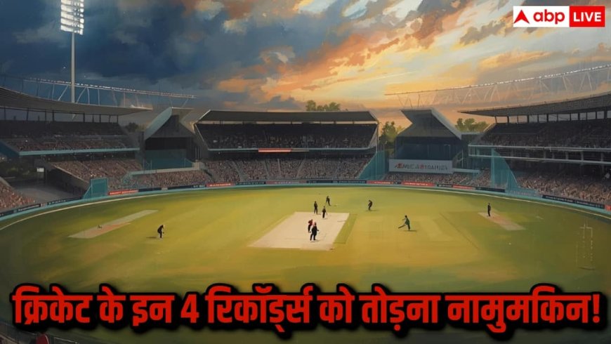 Unbreakable Cricket Records: क्रिकेट के 4 ऐसे महारिकॉर्ड, जिनके टूटने की संभावना लगभग नामुमकिन