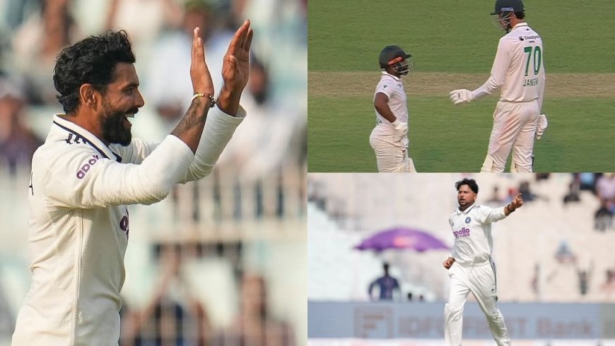 IND vs SA: कोलकाता में दूसरे दिन गिरे 15 विकेट, जडेजा-कुलदीप के चंगुल में फंसी दक्षिण अफ्रीका; जीत के करीब भारत