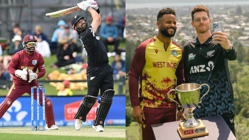 न्यूजीलैंड ने वेस्टइंडीज का किया सूपड़ा साफ, 117 गेंद पहले 4 विकेट से जीता तीसरा वनडे
