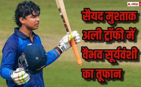 Vaibhav Suryavanshi: वैभव सूर्यवंशी का तूफान, 58 गेंदों में शतक, सैयद मुश्ताक अली ट्रॉफी में फिर मचाया कोहराम