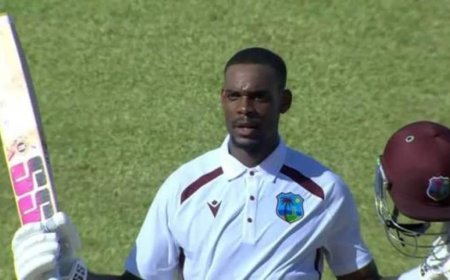 NZ vs WI: दोहरा शतक ठोक जस्टिन ग्रीव्स ने रचा इतिहास, ऐतिहासिक पारी से वेस्टइंडीज को हार से बचाया