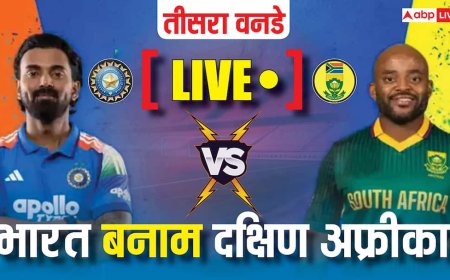 IND vs SA 3rd ODI Live: छक्का लगाकर क्विंटन डी कॉक ने पूरा किया शतक, डेवाल्ड ब्रेविस के साथ क्रीज पर मौजूद