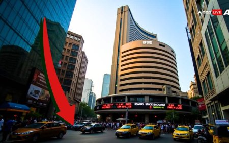 Stock Market Today: शेयर बाजार की कमजोर शुरुआत, सेंसेक्स 82 अंक टूटा, निफ्टी 26,172 के नीचे