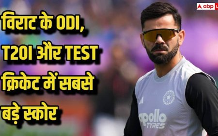तीनों फॉर्मेट में विराट कोहली का जलवा, टेस्ट, वनडे और T20I में क्या है हाईएस्ट स्कोर, जानिए