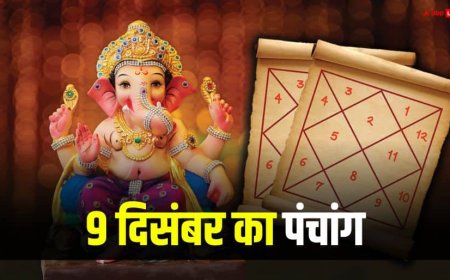 Hindi Panchang Today: 9 दिसंबर हनुमान जी की पूजा पर बन रहे शुभ योग, इस राशि को होगा लाभ, जानें मुहूर्त, पंचांग