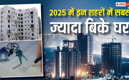 Year Ender 2025: इस साल इन शहरों में खूब बिकी प्रॉपर्टी, रियल एस्टेट में लोगों ने धड़ल्ले से किया निवेश