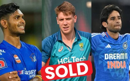 IPL 2026 ऑक्शन में बिके 7 सबसे महंगे खिलाड़ी, KKR ने 2 खिलाड़ियों के लिए खर्च किए 43.20 करोड़ रुपये