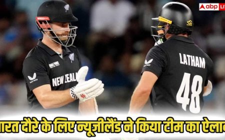 IND vs NZ: भारत दौरे के लिए न्यूजीलैंड ने किया टी20I और ODI स्क्वॉड का ऐलान, विलियमसन हुए बाहर, इस खिलाड़ी की वापसी