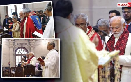 VIDEO: क्रिसमस पर दिल्ली के कैथेड्रल चर्च पहुंचे पीएम मोदी, दिया सांप्रदायिक सौहार्द का संदेश