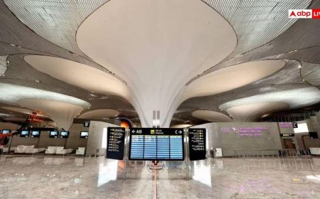 नवी मुंबई एयरपोर्ट से कमर्शियल उड़ानों की शुरुआत, पहली फ्लाइट को दिया गया वॉटर कैनन सैल्यूट