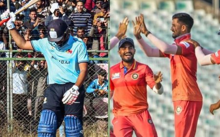 विजय हजारे ट्रॉफी 2025-26 में गोल्डन डक हुए रोहित शर्मा, उनको 0 पर आउट करने वाला गेंदबाज कौन?