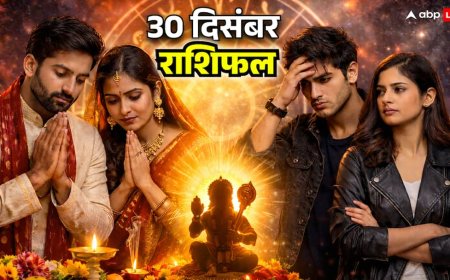 30 दिसंबर 2025 राशिफल: मेष, वृषभ, मिथुन और कर्क राशि वाले सावधान रहें, जानें आज का भविष्यफल