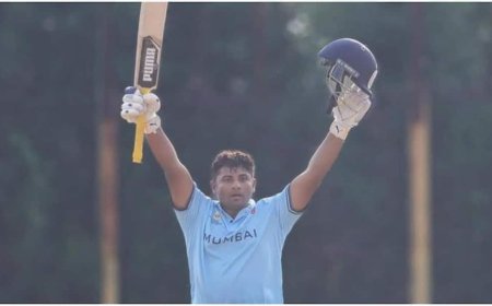 25 छक्के और 35 चौके..., सरफराज खान का आया तूफान, अकेले ठोक दिए 157 रन; मुंबई ने बना डाले 444