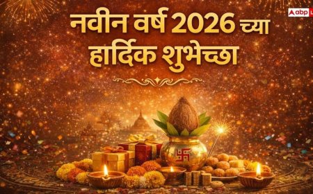 New Year 2026 Wishes in Marathi: मराठी में दें नए साल की शुभकामना, ये मैसेज भेज कहें नवीन वर्षाच्या शुभेच्छा