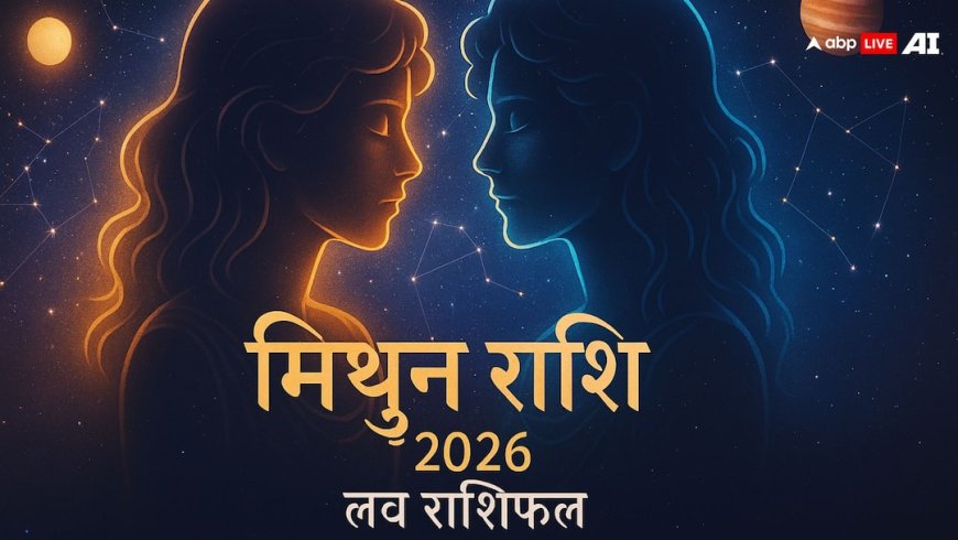मिथुन राशि 2026 लव भविष्य राशिफल! रोमां, स्थिरता और भावनात्मक गहराई का साल