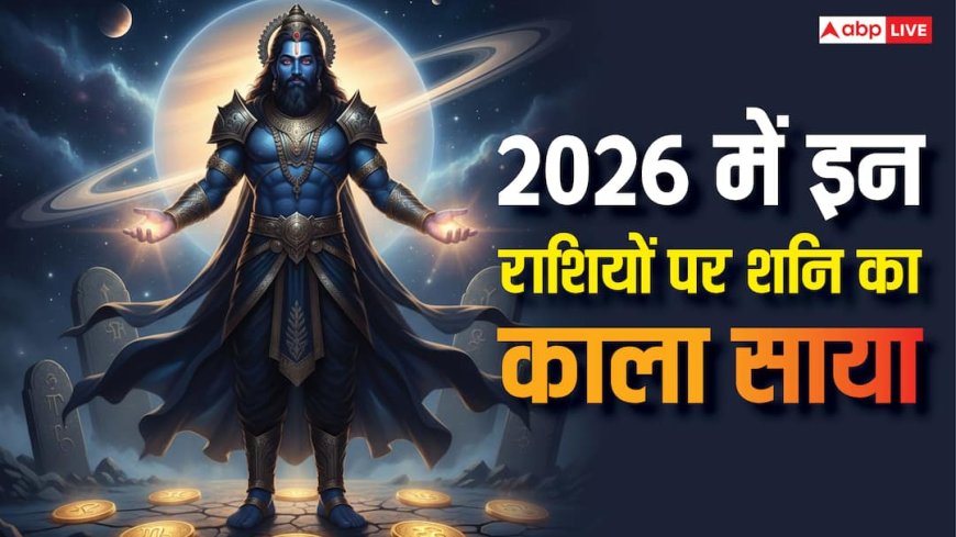 Shani Dev: शनि के काले साये से 2026 में भी बच नहीं पाएंगी ये राशियां, साढ़ेसाती और ढैय्या का रहेगा प्रचंड प्रभाव