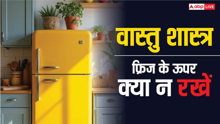 Vastu Tips Fridge: फ्रिज के ऊपर न रखें ये चीजें, होगा भयंकर वास्तु दोष, रुक जाएगी बरकत