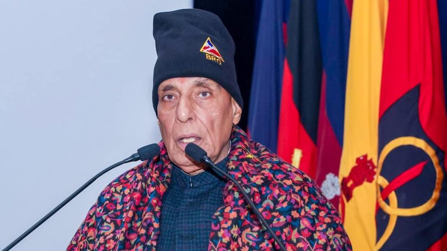 राजनाथ सिंह ने बीकानेर में BRO रोड प्रोजेक्ट का किया उद्घाटन, बॉर्डर पर सेना को पहुंचने में होगी आसानी