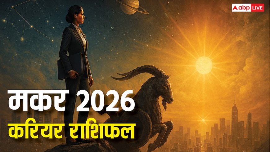 मकर 2026 करियर राशिफल: नौकरी और बिजनेस संतुलन और स्थिरता से भरा! क्रिएटिविटी का मिलेगा लाभ