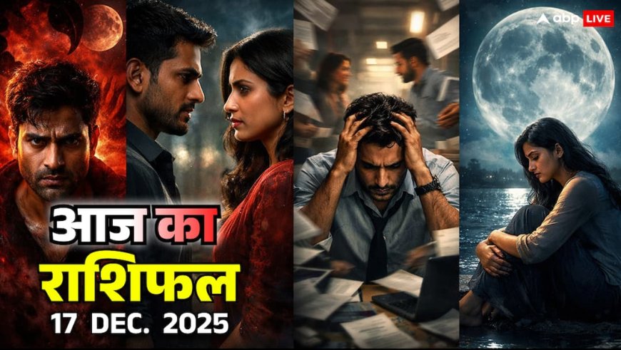 Aaj Ka Rashifal: 17 दिसंबर 2025 का राशिफल मेष, वृषभ, मिथुन और कर्क के लिए अहम दिन