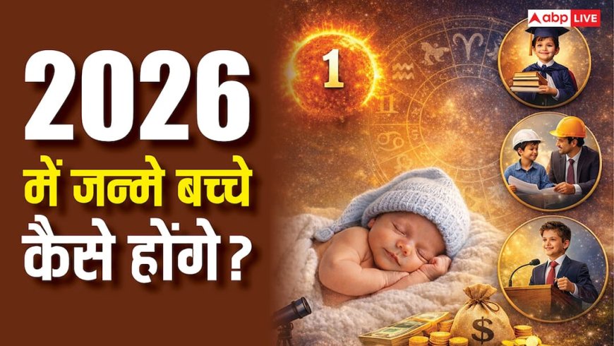 Numerology 2026: साल 2026 में जन्मे बच्चे कैसे होंगे? अंक ज्योतिष के अनुसार जानें स्वभाव और भविष्य