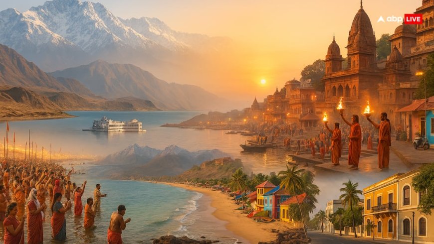 2025 में भारत के 7 सबसे बेहतरीन पर्यटन स्थल: कश्मीर से वाराणसी तक, जानें लोग कहां-कहां घूमें?