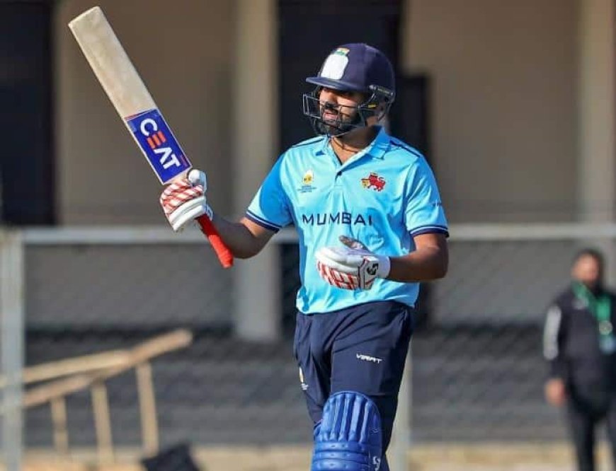 '94 गेंद में 155 रन...', विजय हजारे ट्रॉफी में रोहित शर्मा का तूफान, गेंदबाजों की धज्जियां उड़ाई