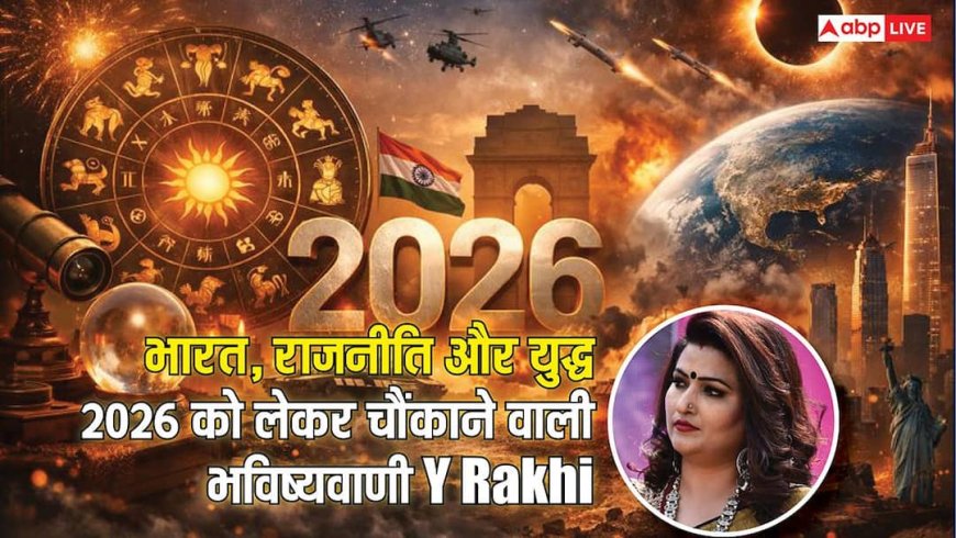 भारत बनेगा विश्व गुरु, पाकिस्तान से युद्ध और बड़े बदलावों से भरा साल 2026! डॉ. Y राखी के चौंकाने वाले दावे