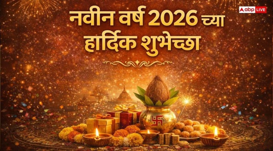New Year 2026 Wishes in Marathi: मराठी में दें नए साल की शुभकामना, ये मैसेज भेज कहें नवीन वर्षाच्या शुभेच्छा