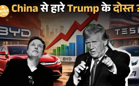 BYD ने Tesla को बिक्री में पछाड़ा EV Market में बड़ा उलटफेर | Paisa Live